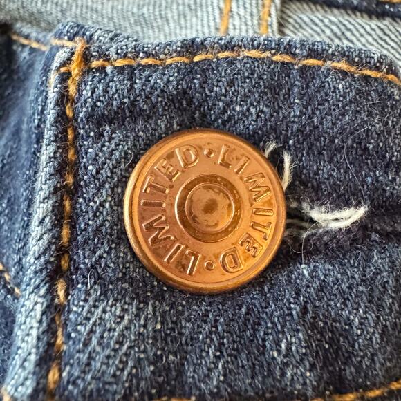 The Limited Vintage Flare Jeans Women's Sz 2 26 Blue Mid Rise Retro Y2K Boho - Picture 4 of 14